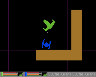 Bratwurst (Amiga) screenshot: Now the ships are really close