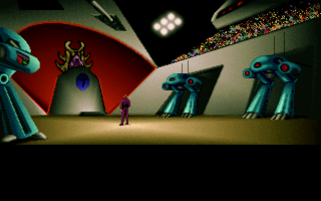 Captive (DOS) screenshot: From the Intro [VGA]