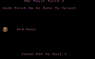 Spherical (Atari ST) screenshot: Part of what does what