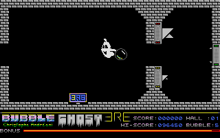 Bubble Ghost (Atari ST) screenshot: Game start
