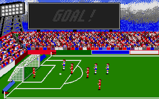 Football Manager (Atari ST) screenshot: And he gives Preston the lead