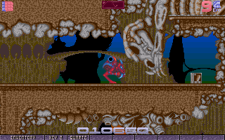 Ork (Amiga) screenshot: Did something die around here?!