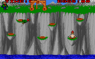 Eskimo Games (Atari ST) screenshot: Eggsterminator start