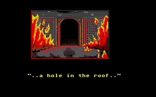 Demon's Tomb: The Awakening (Atari ST) screenshot: The circular chamber