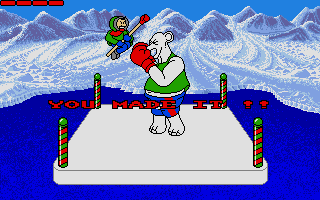 Eskimo Games (Atari ST) screenshot: Oh dear