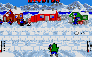 Eskimo Games (Atari ST) screenshot: Quick reactions needed