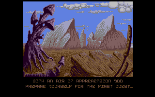 Ork (Atari ST) screenshot: A pretty loading screen.