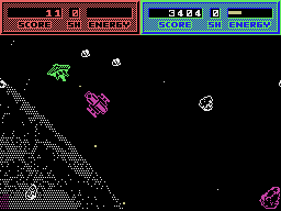 Blasteroids (MSX) screenshot: Hunted by a ship