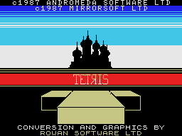 Tetris (MSX) screenshot: (MSX1) Loading screen