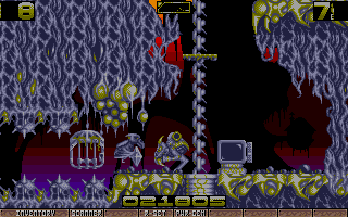 Ork (Atari ST) screenshot: Thank you weird craw-thing!
