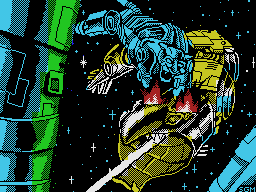 Saint Dragon (MSX) screenshot: Loading screen