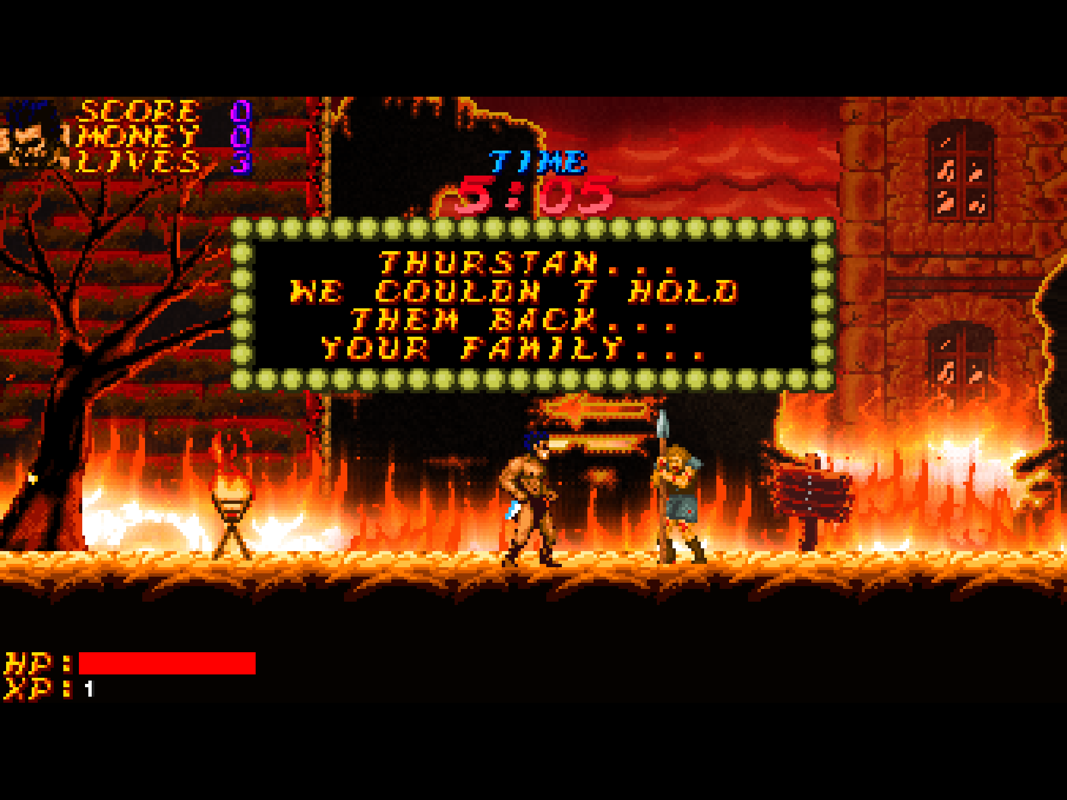 Insanity's Blade (Windows) screenshot: Beginning of the game