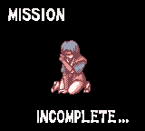 Return of The Ninja (Game Boy Color) screenshot: I lost my life as Saiyuri.
