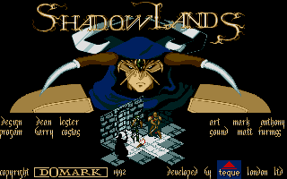 Shadowlands (Atari ST) screenshot: Title screen