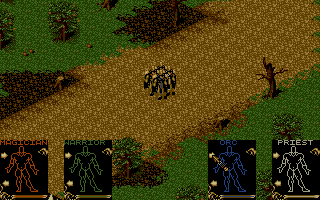 Shadowlands (Atari ST) screenshot: Starting location