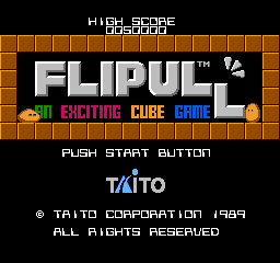 Plotting (NES) screenshot: Title screen