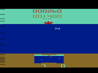 Deep Scan (Atari 2600) screenshot: I hit a sub.