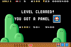 Super Mario Advance 4: Super Mario Bros. 3 (Game Boy Advance) screenshot: Stage Complete