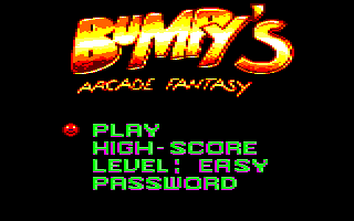 Bumpy's Arcade Fantasy (Amstrad CPC) screenshot: Title screen