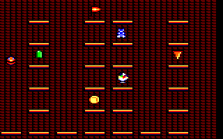 Bumpy's Arcade Fantasy (Amstrad CPC) screenshot: First level