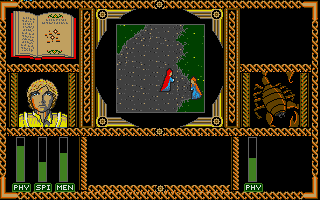 Wizard Warz (Atari ST) screenshot: Meeting with enemy