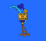Desert Speedtrap starring Road Runner and Wile E. Coyote (Game Gear) screenshot: Gone to lunch = killed by vicious enemies