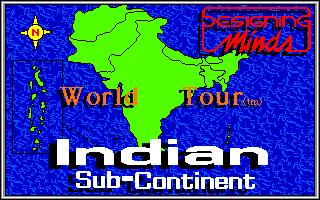 World Tour: Indian Sub-Continent (Amiga) screenshot: Title screen