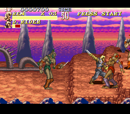 The Pirates of Dark Water (SNES) screenshot: The first stage