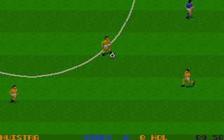 World Class Soccer (Atari ST) screenshot: The masters of Total Football take to the stage