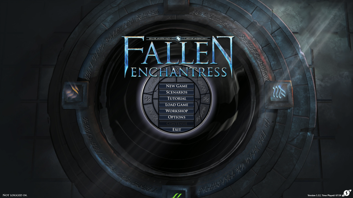 Fallen Enchantress (Windows) screenshot: Main menu.