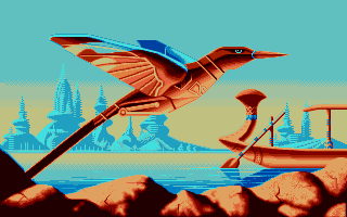 Chrono Quest (Atari ST) screenshot: Beautiful loading screen