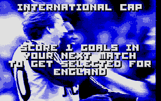 Footballer of the Year 2 (Atari ST) screenshot: The big chance