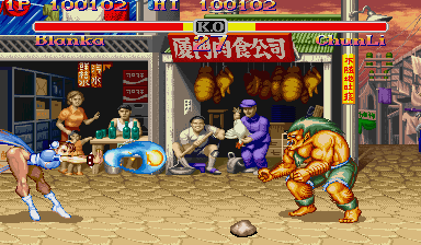 Screenshot of Super Street Fighter II (Sharp X68000, 1993) - MobyGames