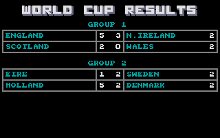 Footballer of the Year 2 (Atari ST) screenshot: With unrealistic groupings