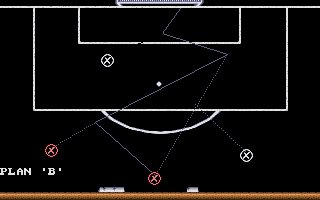 Footballer of the Year 2 (Atari ST) screenshot: This is more of a poacher's goal