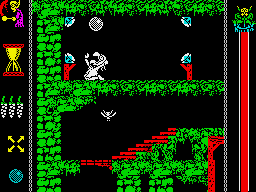 Vampire's Empire (ZX Spectrum) screenshot: Watch the bubble