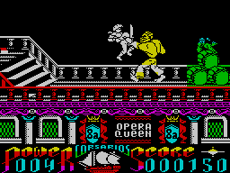 Corsarios (ZX Spectrum) screenshot: Combat
