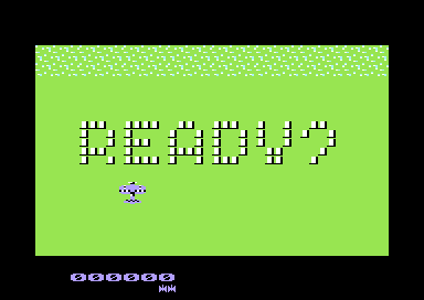 Duel Attack (Commodore 64) screenshot: Starting the Level