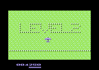 Duel Attack (Commodore 64) screenshot: Starting Level 2