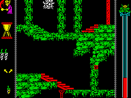 Vampire's Empire (ZX Spectrum) screenshot: More paths