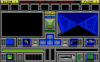 Day of the Viper (Atari ST) screenshot: Walking around