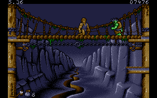 Ghost Battle (Atari ST) screenshot: Almost pretty.