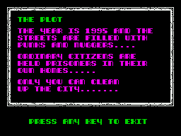 Joe Blade II (ZX Spectrum) screenshot: Plot