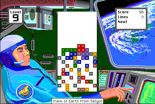 Screenshot of Tetris (Macintosh, 1988) - MobyGames