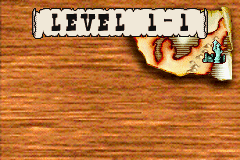 An American Tail: Fievel's Gold Rush (Game Boy Advance) screenshot: Ready for Level 1.