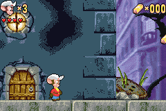 An American Tail: Fievel's Gold Rush (Game Boy Advance) screenshot: Starting out