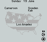 World Cup USA 94 (Game Boy) screenshot: And the next match is...