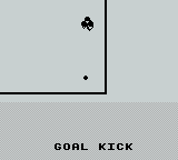 Super Kick Off (Game Boy) screenshot: Goal kick