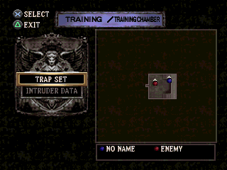 Deception III: Dark Delusion (PlayStation) screenshot: Main in-game menu