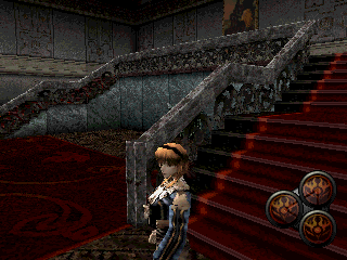 Deception III: Dark Delusion (PlayStation) screenshot: Behold Reina - our tragic heroine.